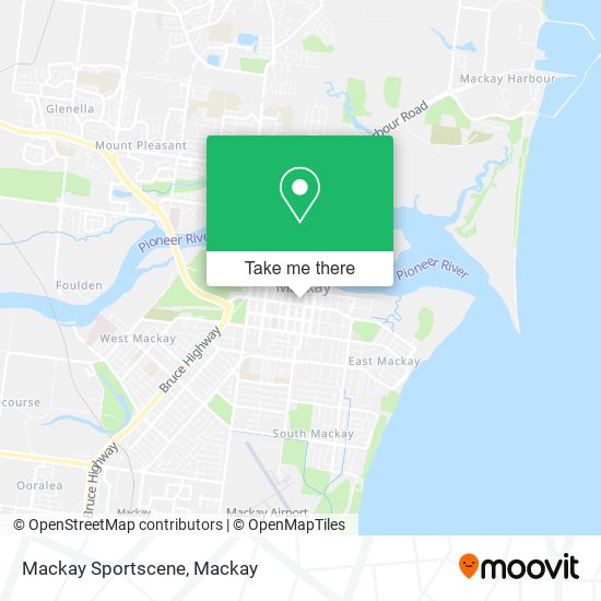 Mapa Mackay Sportscene