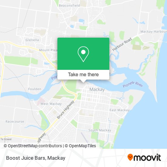 Boost Juice Bars map