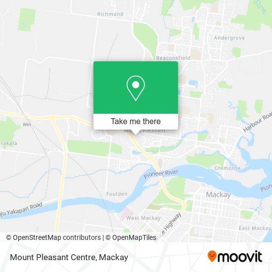 Mount Pleasant Centre map