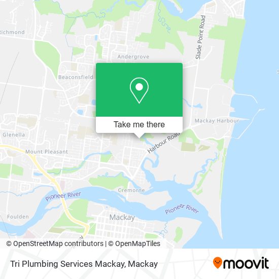 Tri Plumbing Services Mackay map