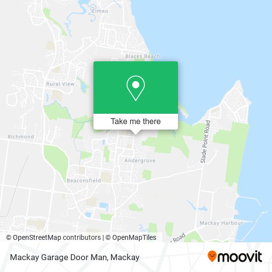 Mackay Garage Door Man map