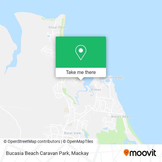 Bucasia Beach Caravan Park map