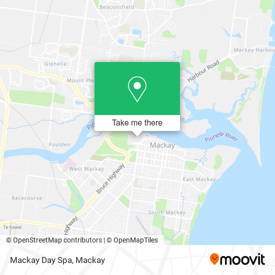 Mackay Day Spa map