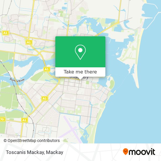 Toscanis Mackay map