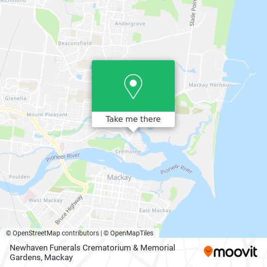 Newhaven Funerals Crematorium & Memorial Gardens map