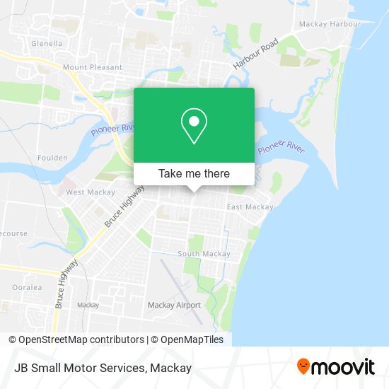 JB Small Motor Services map