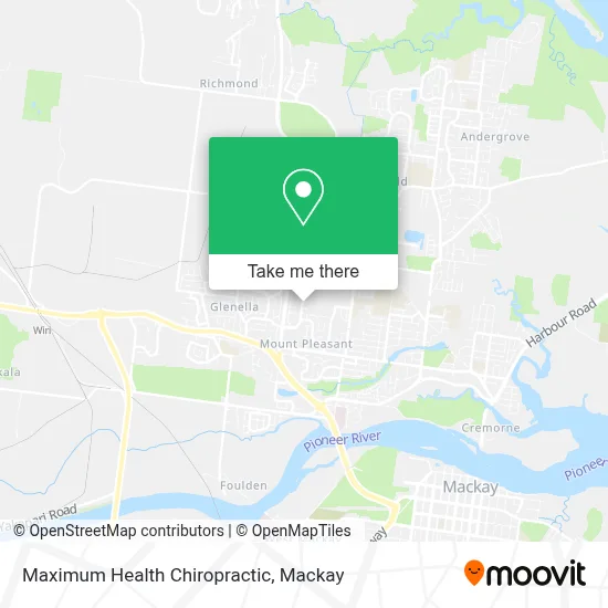 Mapa Maximum Health Chiropractic