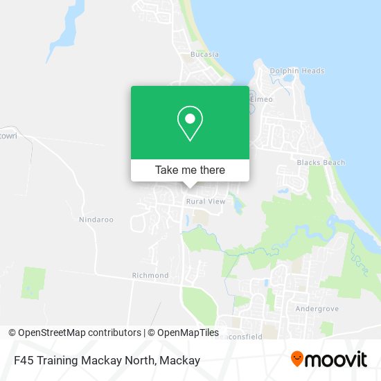 F45 Training Mackay North map