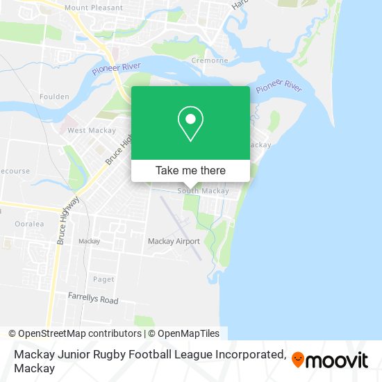 Mapa Mackay Junior Rugby Football League Incorporated