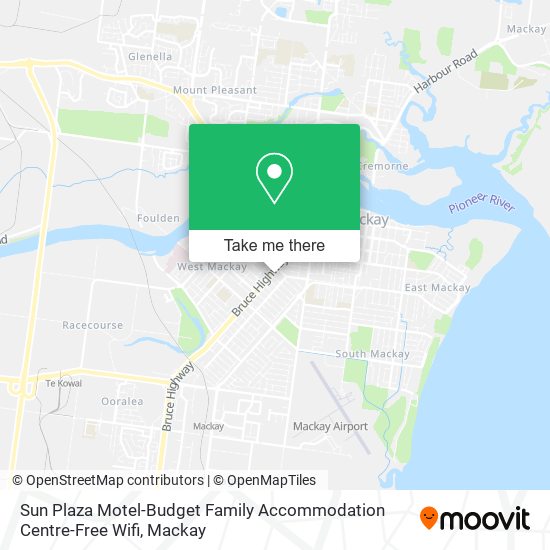 Sun Plaza Motel-Budget Family Accommodation Centre-Free Wifi map