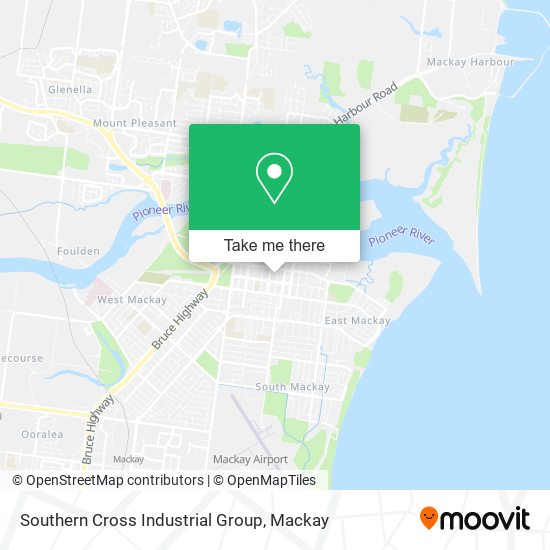 Southern Cross Industrial Group map