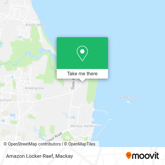 Mapa Amazon Locker-Raef