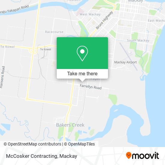 McCosker Contracting map