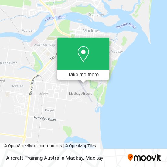 Aircraft Training Australia Mackay map