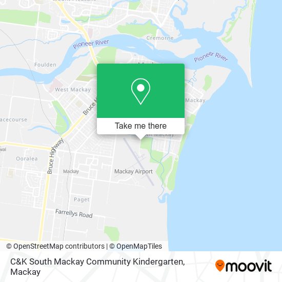 Mapa C&K South Mackay Community Kindergarten