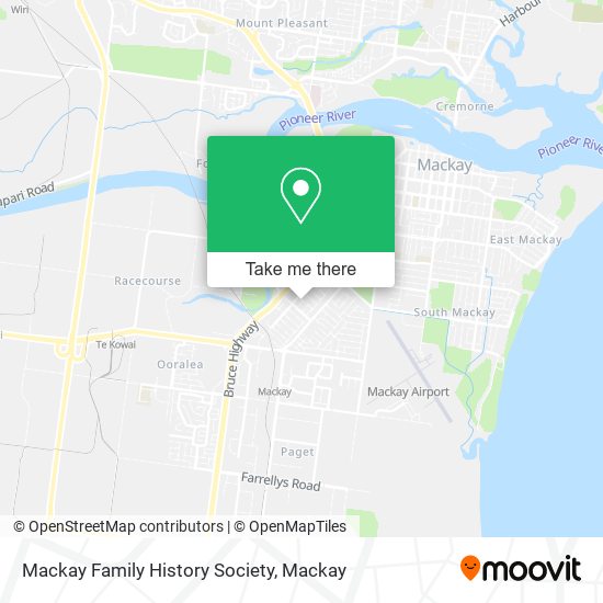 Mackay Family History Society map