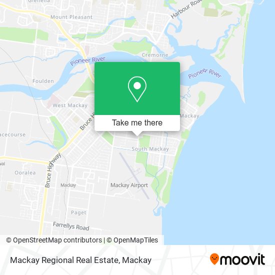 Mapa Mackay Regional Real Estate