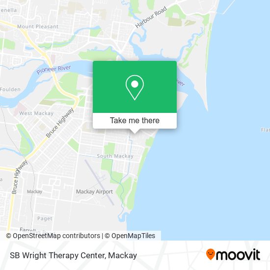 SB Wright Therapy Center map