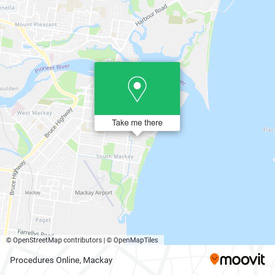 Procedures Online map