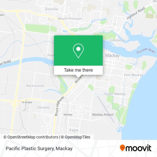 Pacific Plastic Surgery map