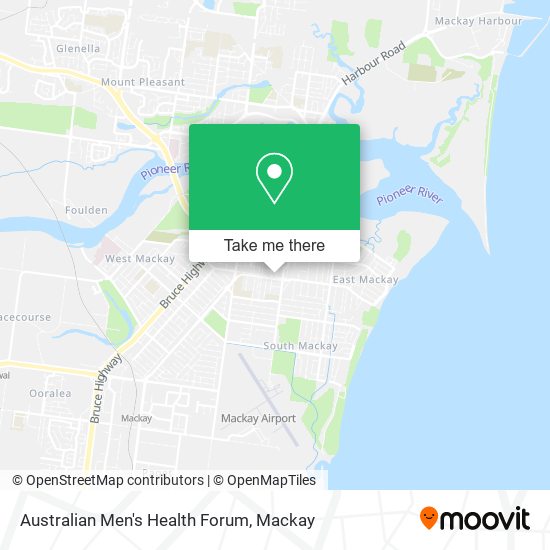 Australian Men's Health Forum map