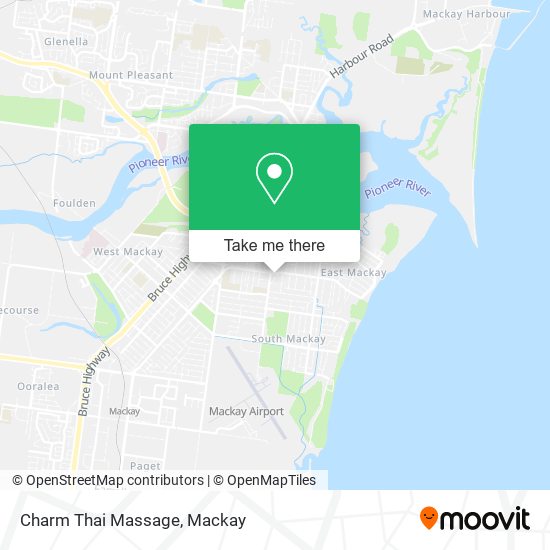 Charm Thai Massage map