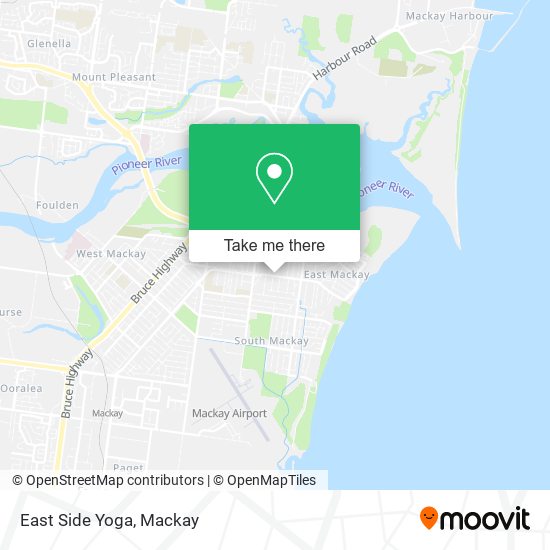 Mapa East Side Yoga