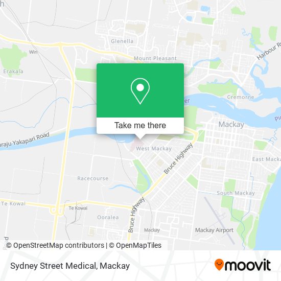 Sydney Street Medical map