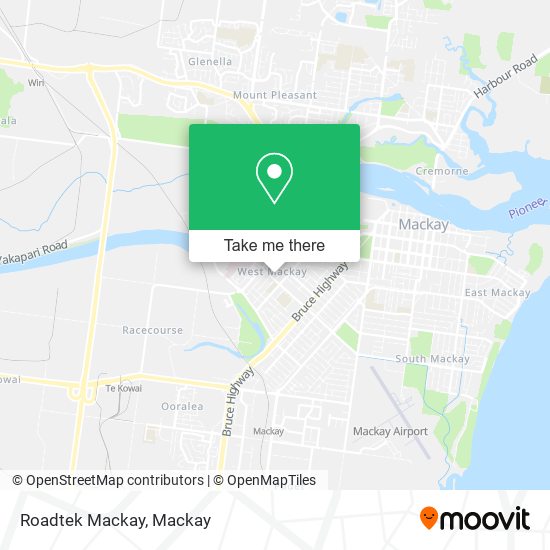 Mapa Roadtek Mackay