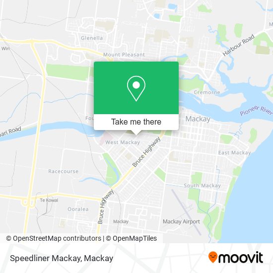 Speedliner Mackay map