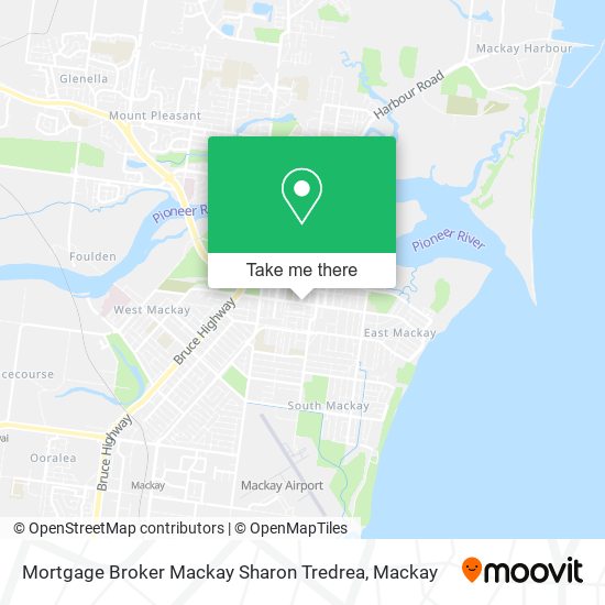 Mortgage Broker Mackay Sharon Tredrea map