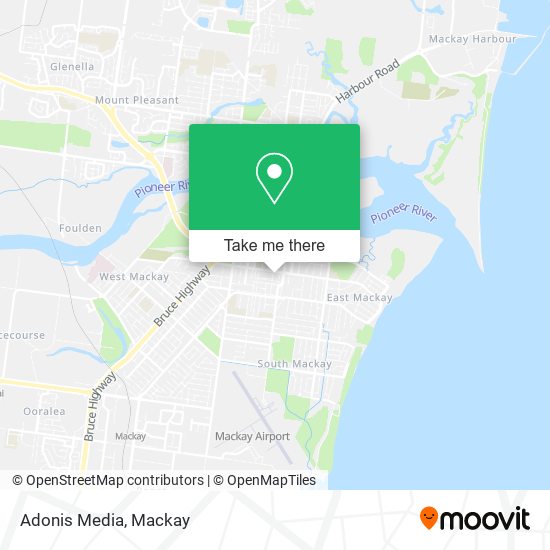 Adonis Media map