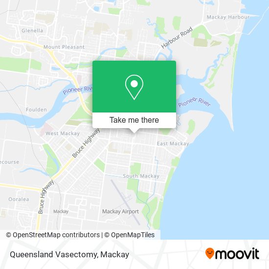 Mapa Queensland Vasectomy