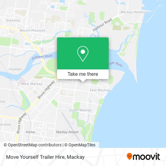 Move Yourself Trailer Hire map