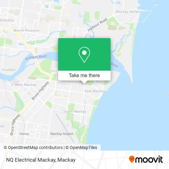 NQ Electrical Mackay map