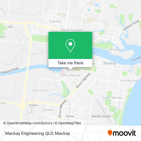Mapa Mackay Engineering QLD