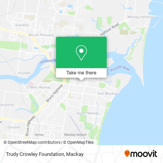 Mapa Trudy Crowley Foundation