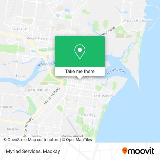 Myriad Services map