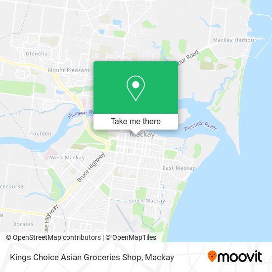 Kings Choice Asian Groceries Shop map