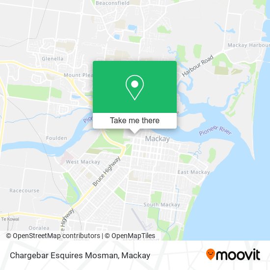 Chargebar Esquires Mosman map