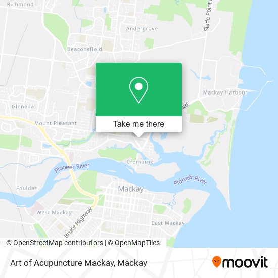 Mapa Art of Acupuncture Mackay