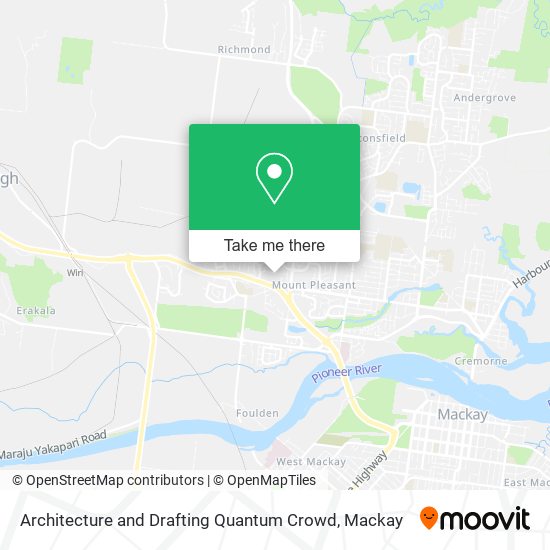 Architecture and Drafting Quantum Crowd map