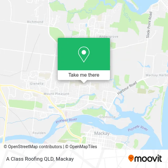 Mapa A Class Roofing QLD
