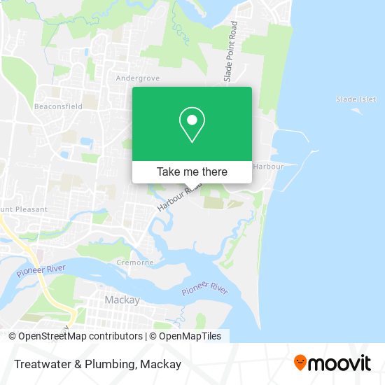 Treatwater & Plumbing map