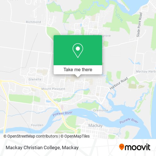 Mackay Christian College map