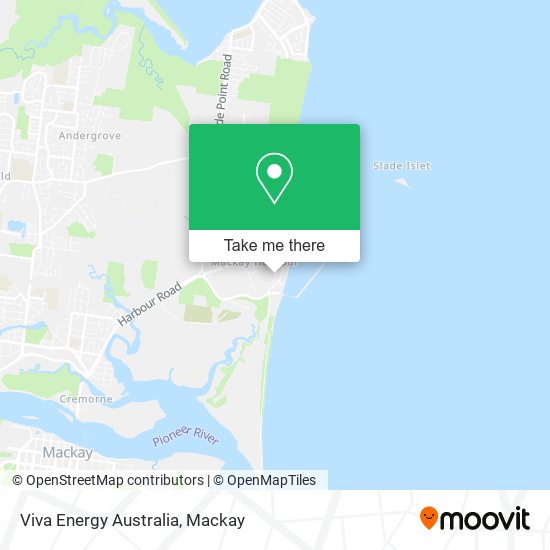 Mapa Viva Energy Australia