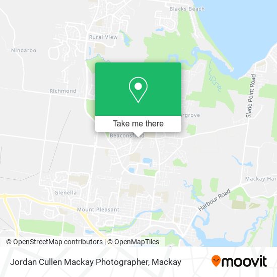 Jordan Cullen Mackay Photographer map