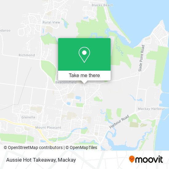 Aussie Hot Takeaway map