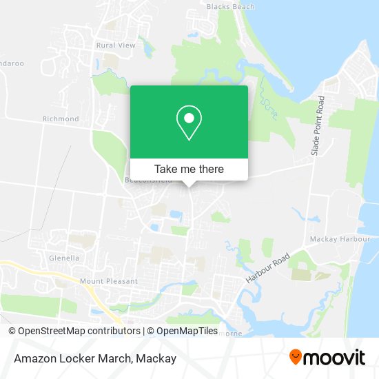 Amazon Locker March map