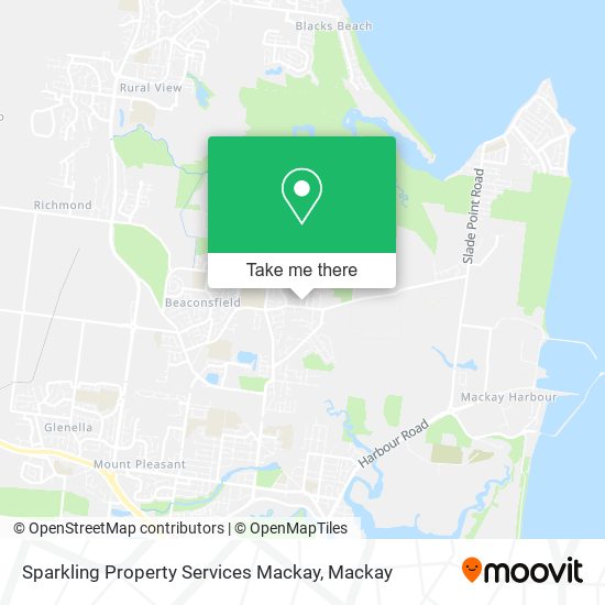Sparkling Property Services Mackay map